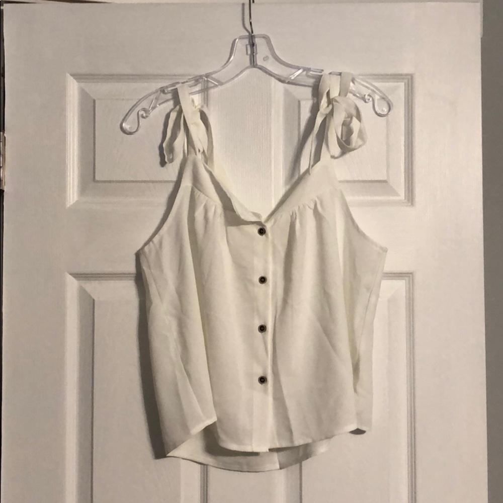 Button up tank top